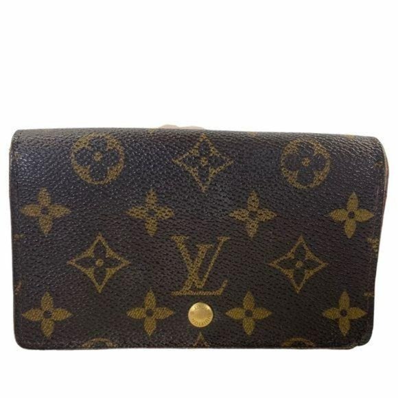 Authentic Louis Vuitton Wallet Porte Monnaie Billet Bifold Monogram LV Vintagte - Picture 1 of 11